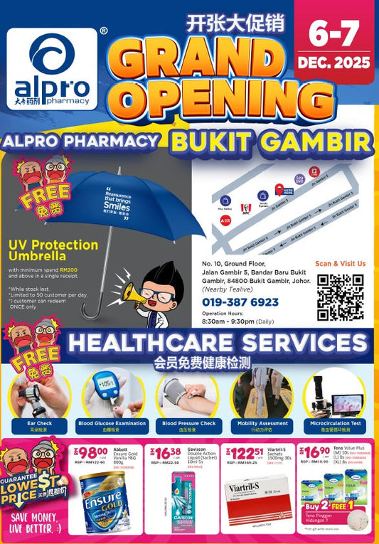 Grand-Opening-Alpro-Pharmacy-Bukit-Gambir-06-Dec-2025 Alpro Pharmacy