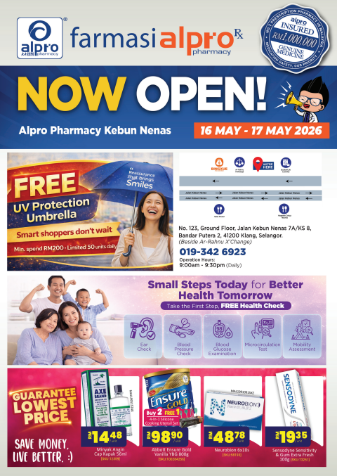 Grand Opening Alpro Pharmacy Kebun Nenas 16 May 2026