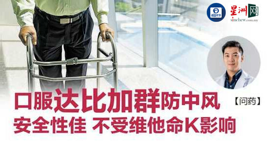 Featured image for 【大专药剂师：陈朝颖】请问达比加群（dabigatran）对于长者防止中风有效吗？