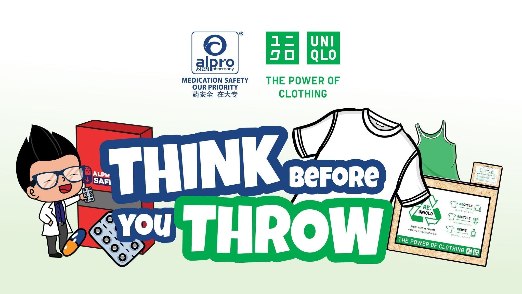 Alpro x Uniqlo: Think Before You Throw
