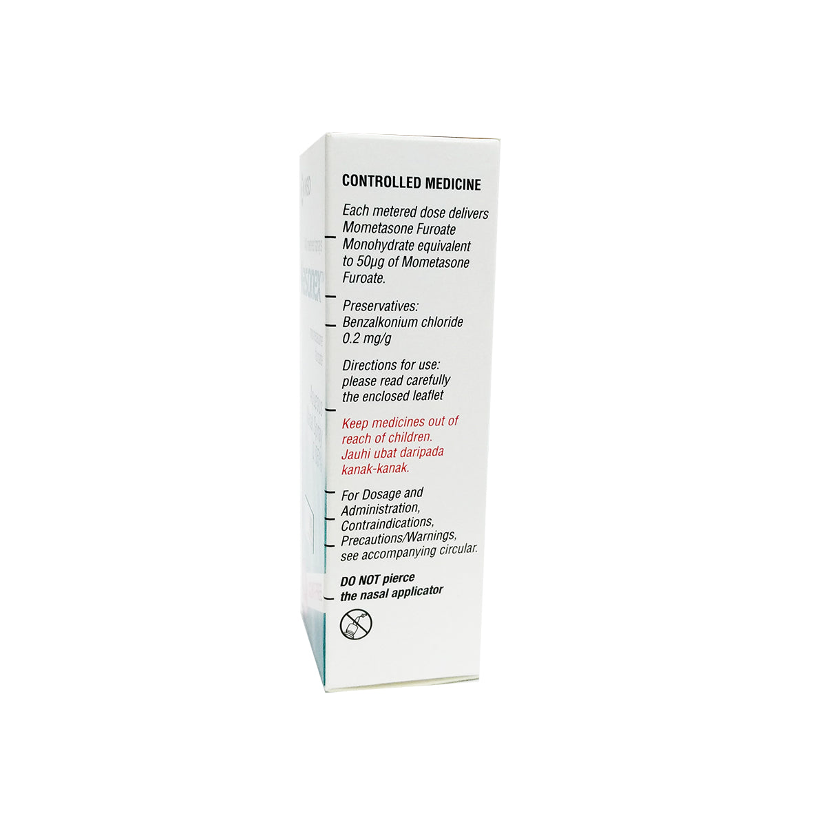 Nasonex Aqueous Nasal Spray 0.05% 140 Doses - Alpro Pharmacy Nasonex Aqueous Nasal Spray 0.05% 140 Doses - Alpro Pharmacy