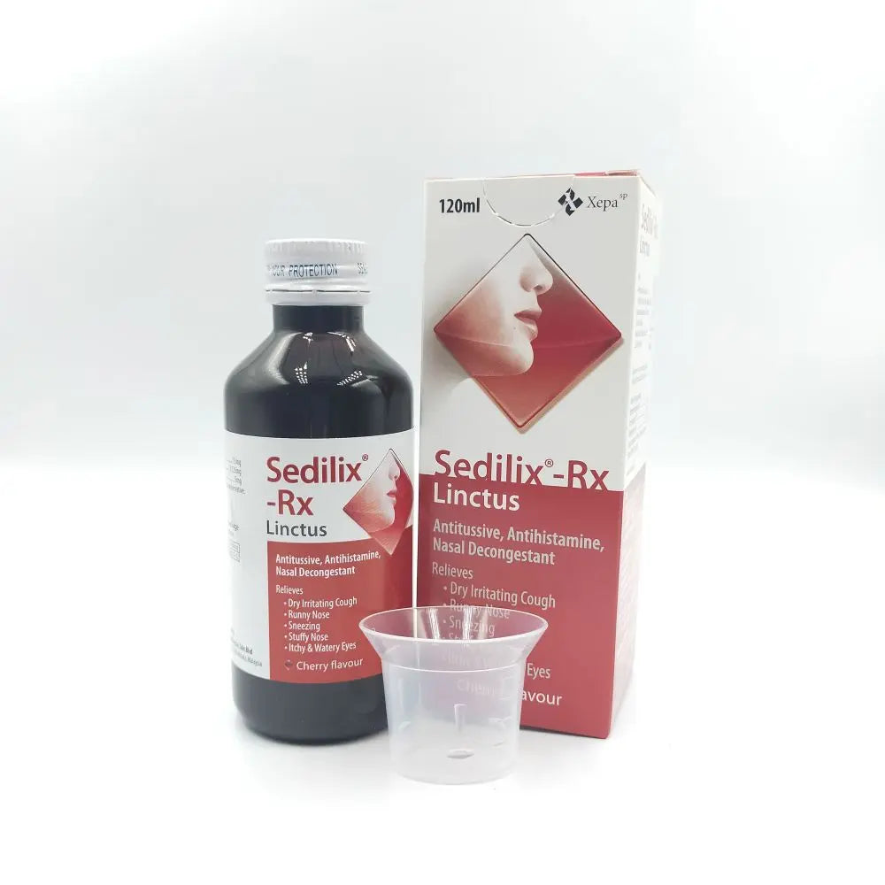 Sedilix Rx Linctus 120ml - Alpro Pharmacy