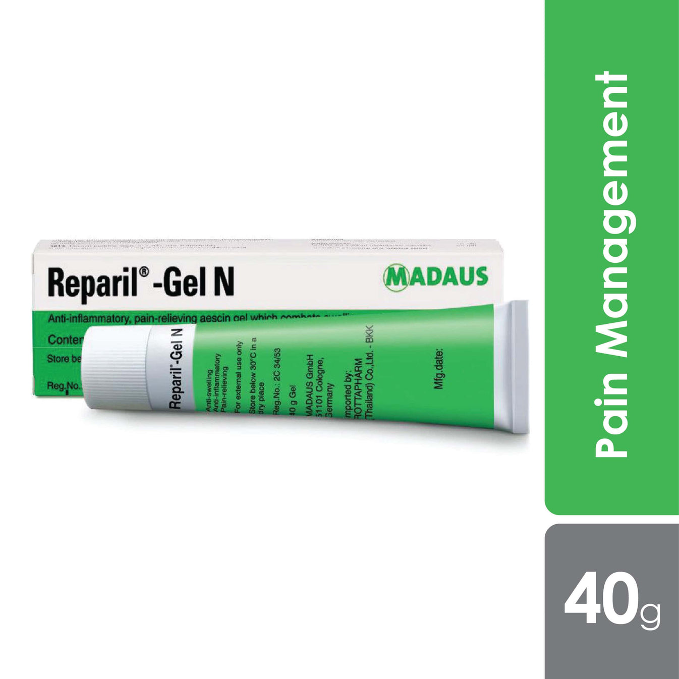 Reparil Gel N 40g | Anti Inflammatory And Pain Relieving - Alpro