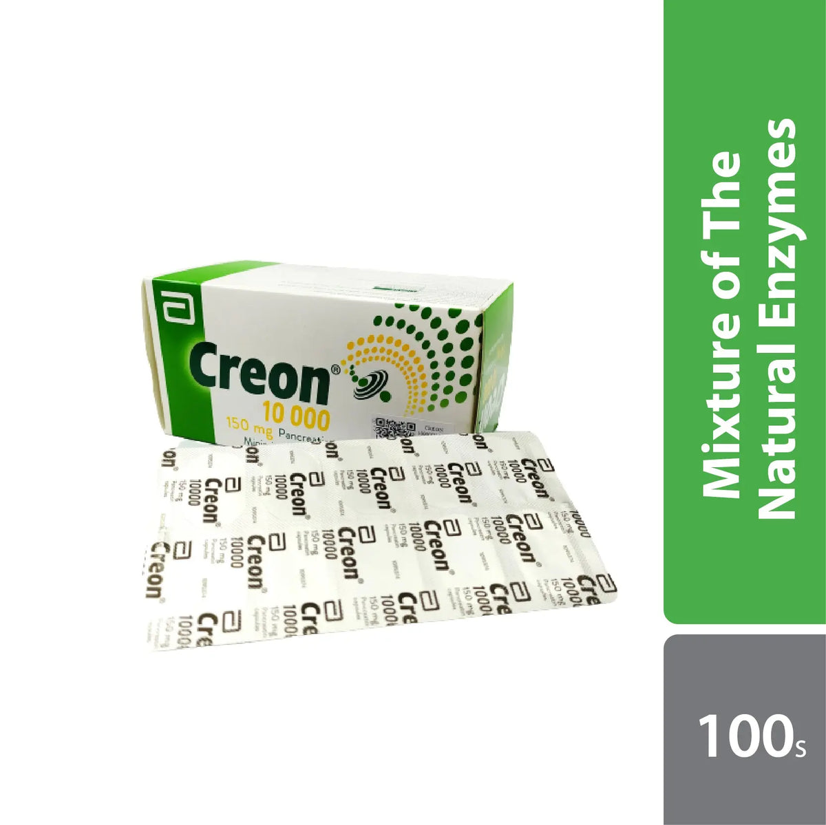 Croon Tablet Creon 10000iu 100s | Relief from Digestive Symptoms - Alpro Pharmacy