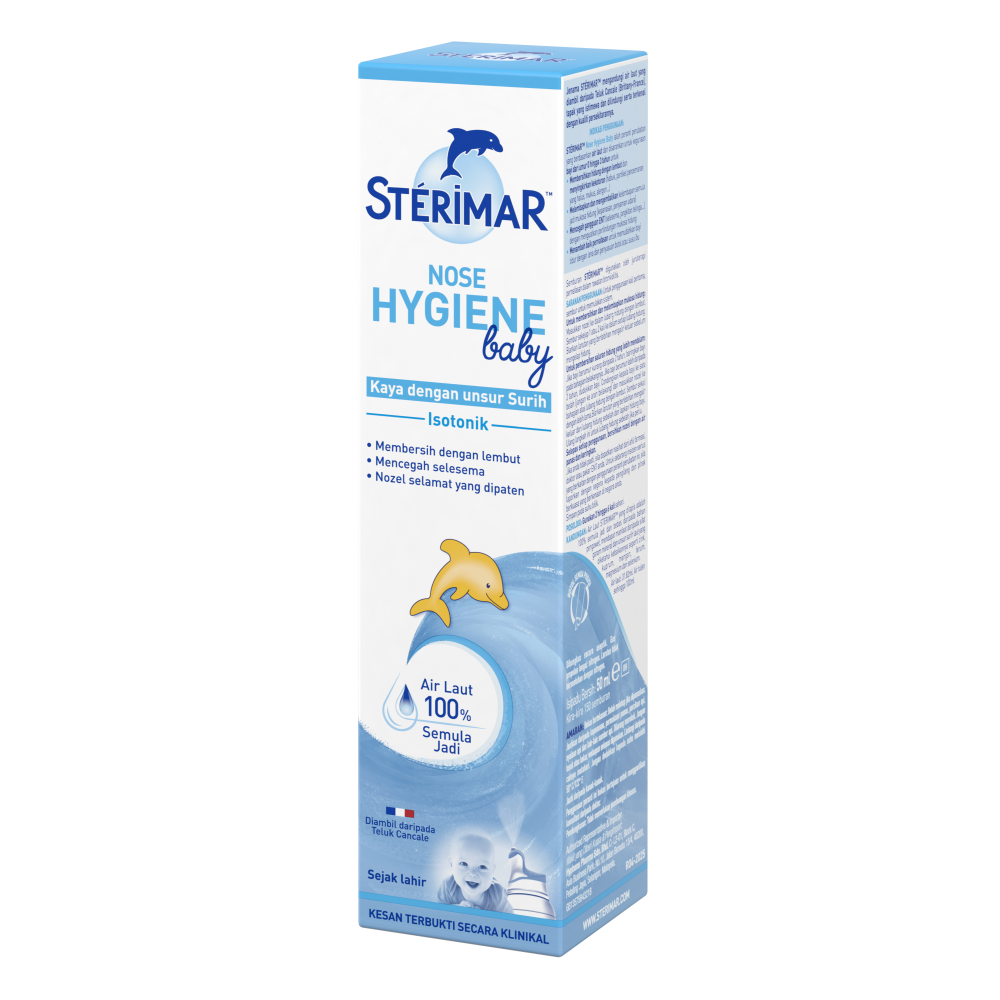 Sterimar Baby Nose Hygiene Isotonic Spray 50mL | Cleans Nose & Remove Impurities Sterimar