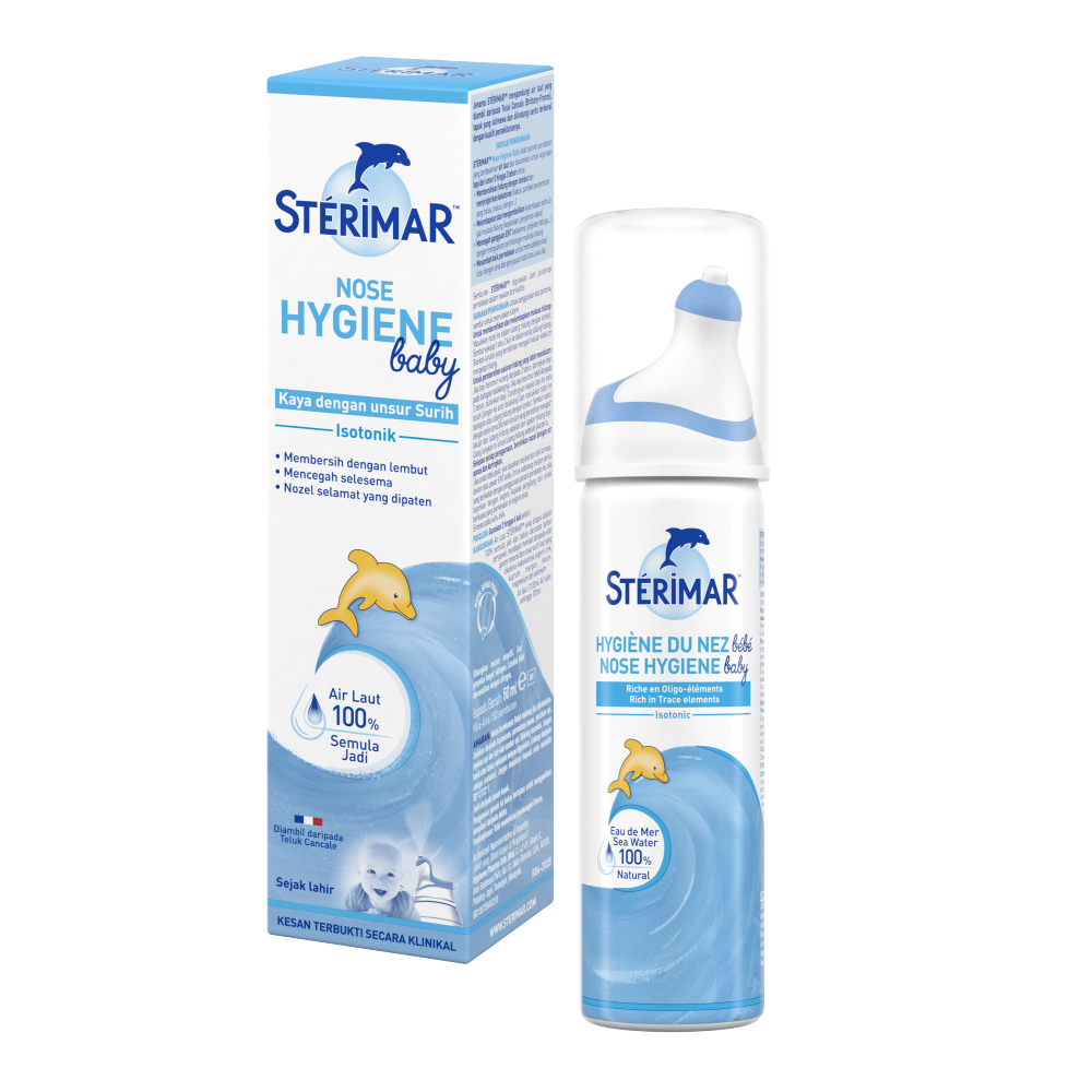 Sterimar Baby Nose Hygiene Isotonic Spray 50mL | Cleans Nose & Remove Impurities Sterimar