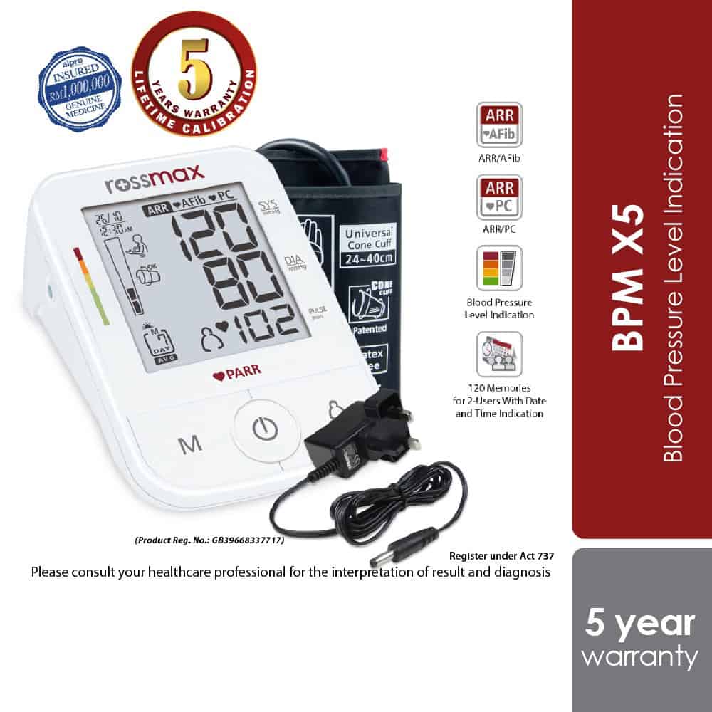 rossmax-x5-blood-pressure-monitor