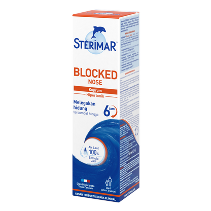 Sterimar Blocked Nose 100mL | Provides Fast Relief From Nasal Congestion Sterimar