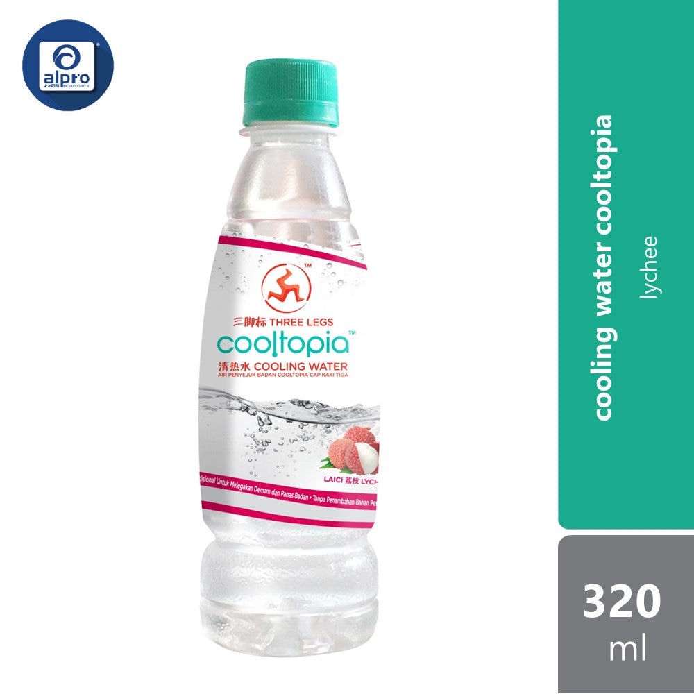 3 Leg Cooling Water Cooltopia 1s x 320ml (Guava/ Lychee/Peach) Three Legs