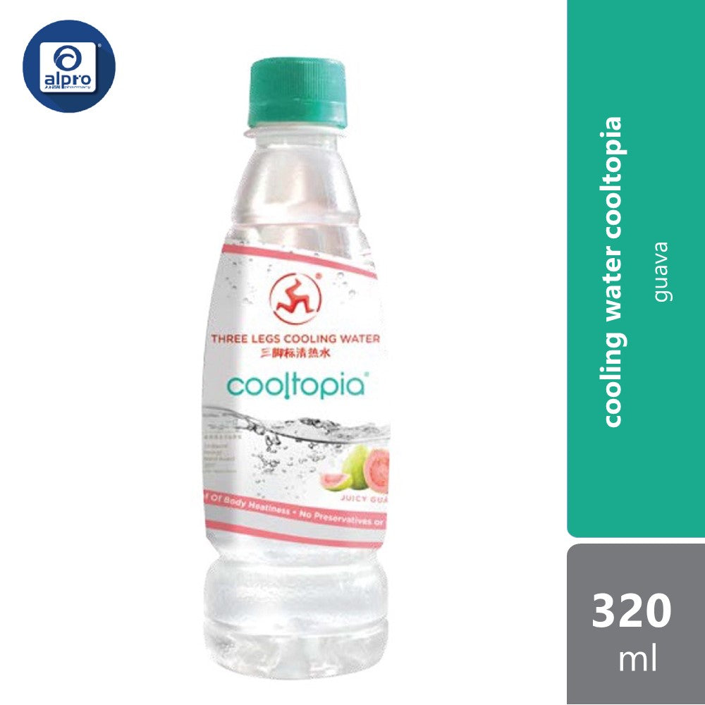 3 Leg Cooling Water Cooltopia 1s x 320ml (Guava/ Lychee/Peach) Three Legs