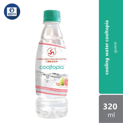 3 Leg Cooling Water Cooltopia 1s x 320ml (Guava/ Lychee/Peach) Three Legs