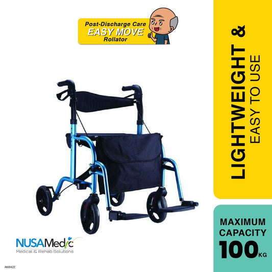 nusa-medic-aluminum-rollator-nm-fst9103-2-in-1-function