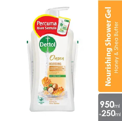 dettol-onzen-nourishing-shower-gel-honey-shea-butter-950ml-250ml