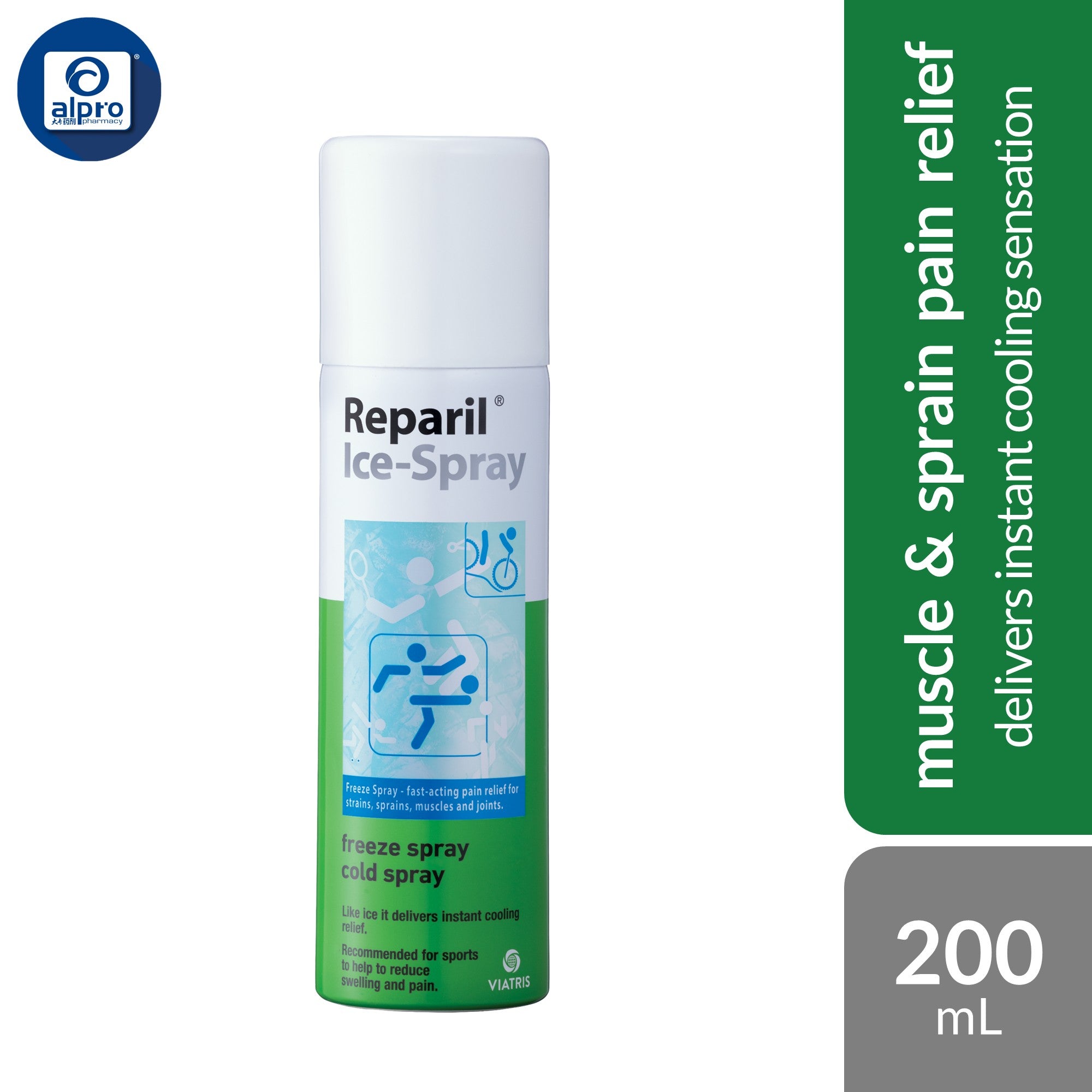 Reparil Ice Spray 200ml - Alpro Pharmacy