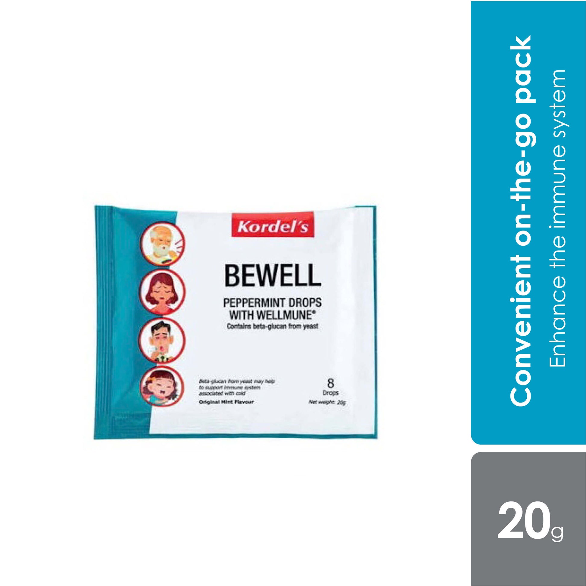 kordels-bewell-peppermint-drops-with-wellmune-20g