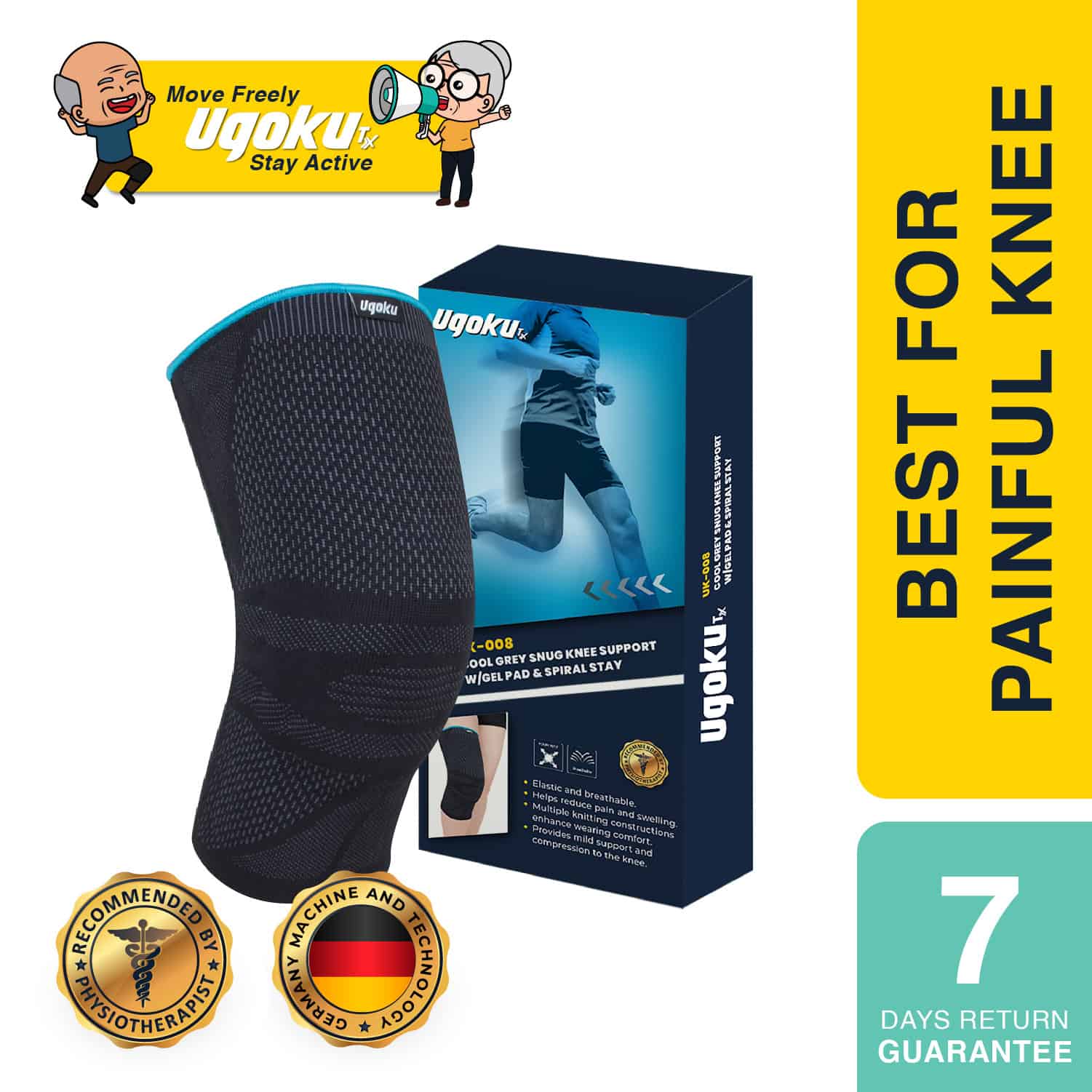 ugoku-cool-grey-snug-knee-support-with-gel-pad-spiral-stay-uk-008-best-for-painful-knee-xl-42-46cm