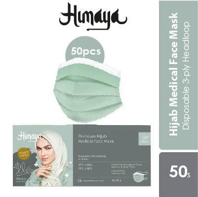 himaya-premium-hijab-3-ply-medical-face-mask-soft-olive-50s