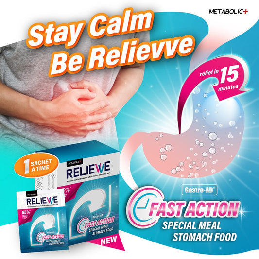 Metabolic + Relievve 5X45g Metabolic+