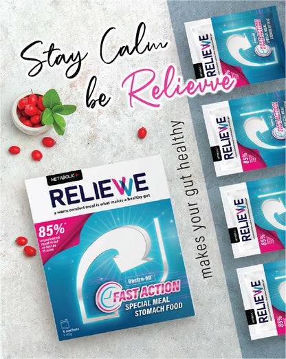 Metabolic + Relievve 5X45g Metabolic+