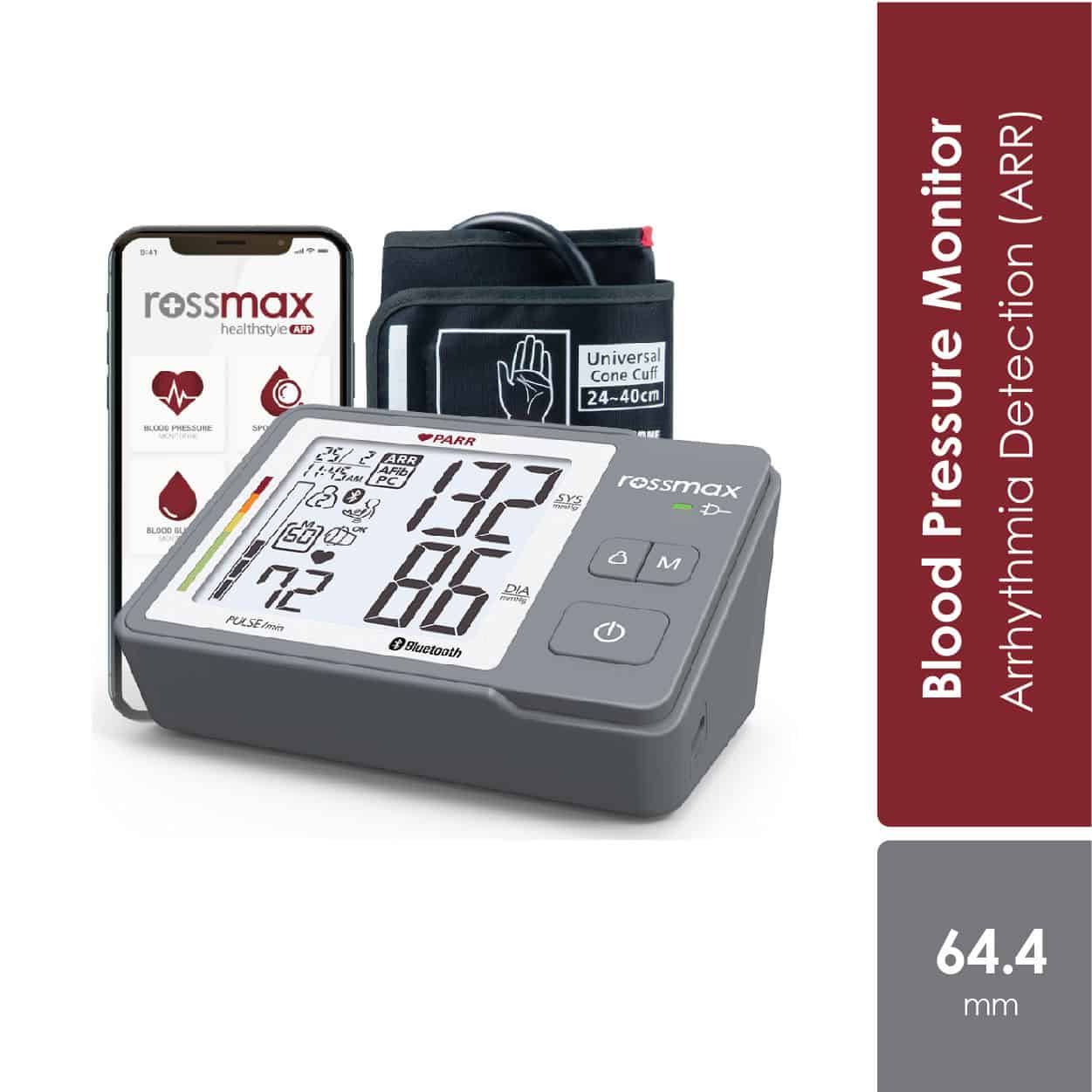 rossmax-z5-blood-pressure-monitor-parr-with-bluetooth-and-type-c-usb