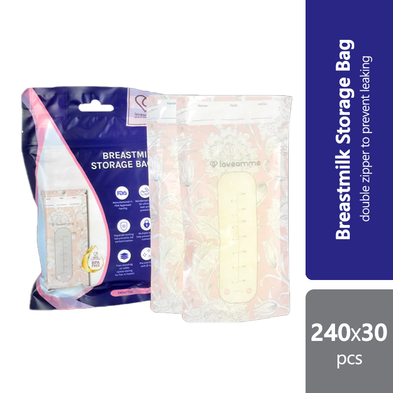 loveamme-breastmilk-storage-bags-8oz-240ml-5s-30s product image 1