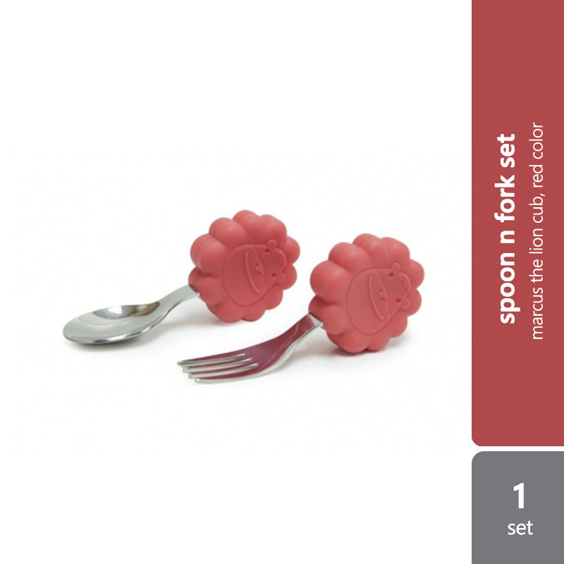 marcus-and-marcus-palm-grasp-spoon-n-fork-set-multiple-designs product image 1