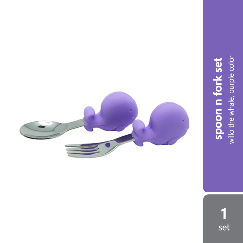 marcus-and-marcus-palm-grasp-spoon-n-fork-set-multiple-designs product image 1