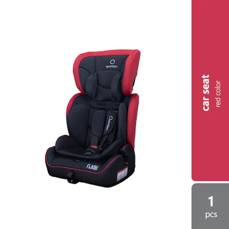 quinton-flash-booster-seat-black-red product image 1