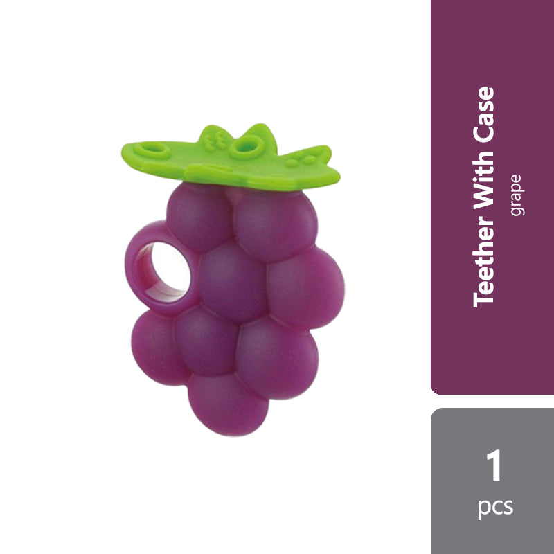 richell-teether-corn-grape-mushroom-with-case-grape
