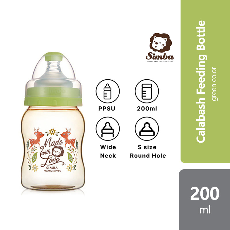 simba-dorothy-wonderland-ppsu-wide-neck-calabash-feeding-bottle-200ml-blue-green-green