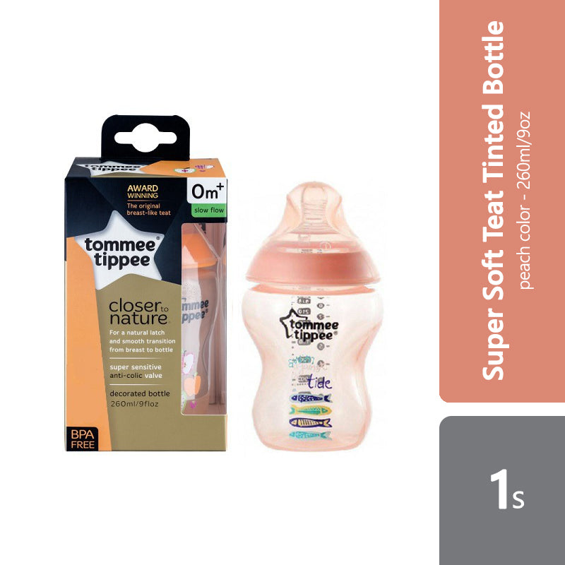tommee-tippee-closer-to-nature-tinted-bottle-1s-260ml-340ml-multiple-colours product image 1