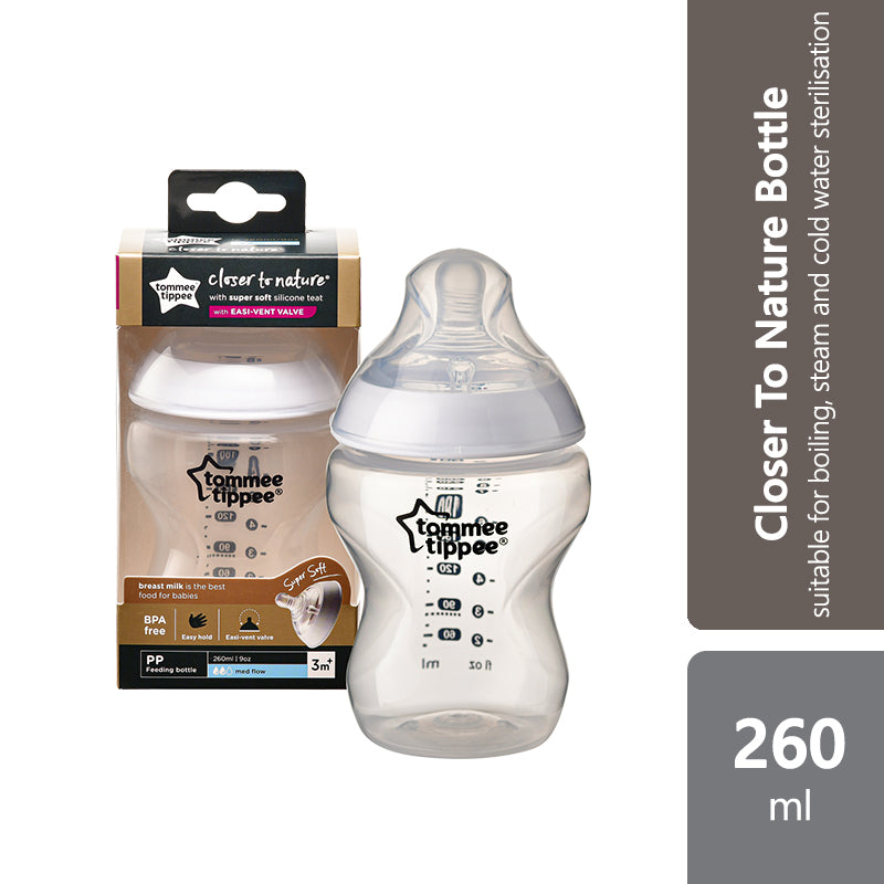 tommee-tippee-ctn-pp-with-super-soft-teat-bottle-260ml-340ml product image 1