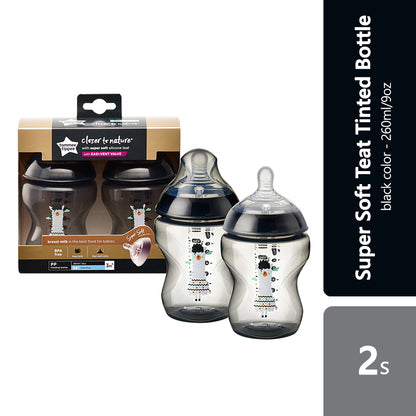tommee-tippee-closer-to-nature-tinted-bottle-2s-260ml-multiple-colours product image 1