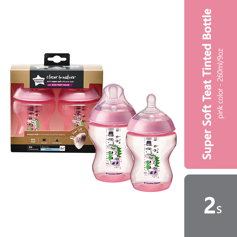 tommee-tippee-closer-to-nature-tinted-bottle-2s-260ml-multiple-colours-pink