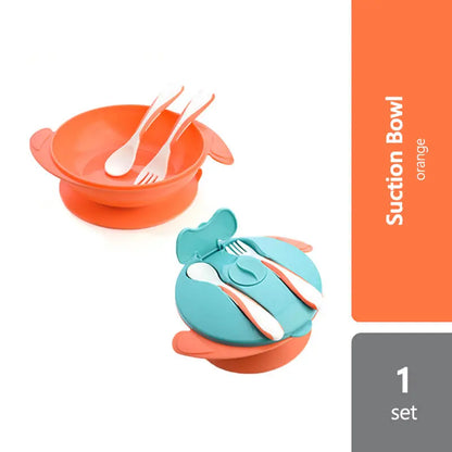 autumnz-baby-suction-bowl-with-spoon-and-fork-navy-blue-orange-purple-orange
