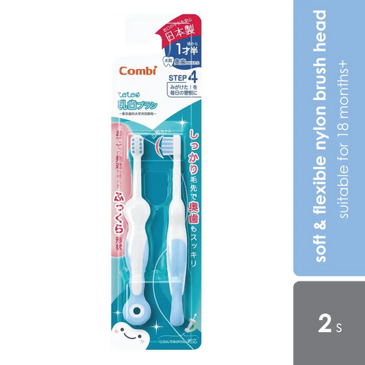 combi-teteo-baby-toothbrush-step-4-blue-pink-suitable-for-18-months-old-blue