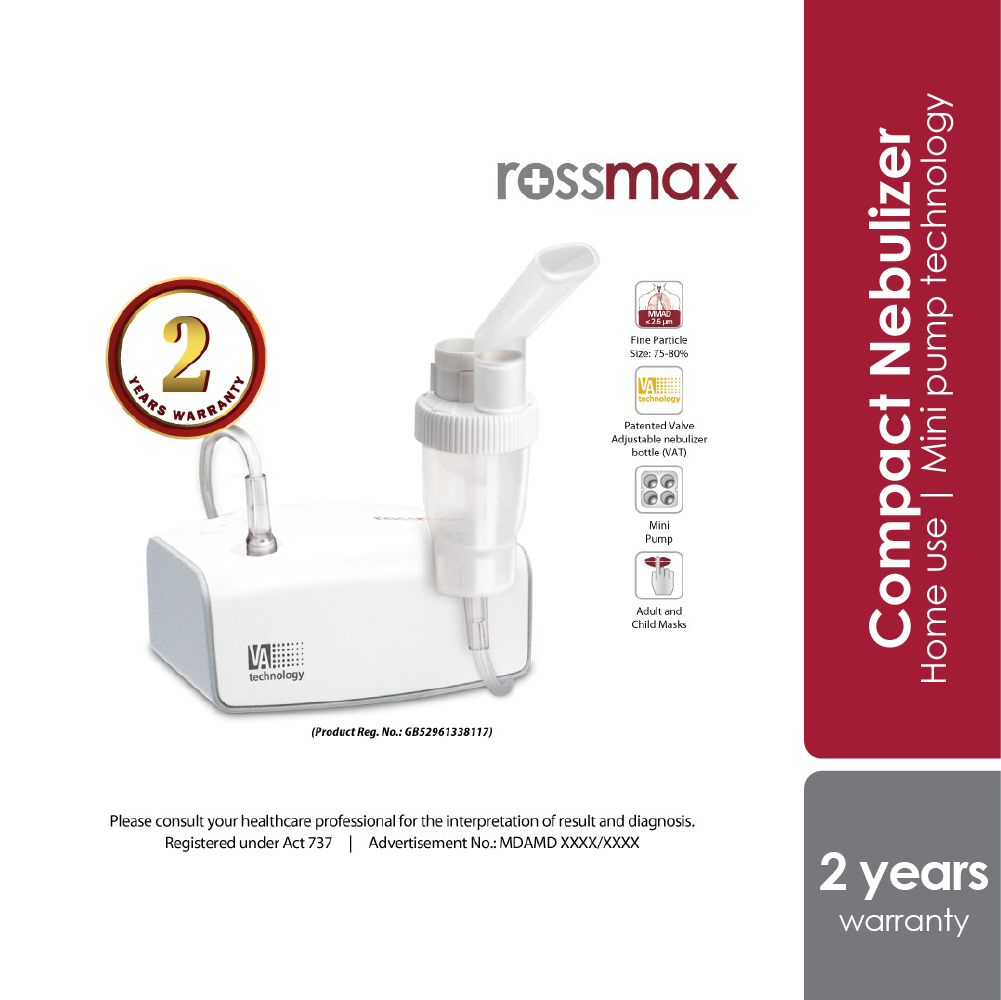 ROSSMAX Compact Nebulizer NB60 Rossmax