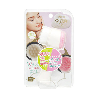 sugi-clear-skin-face-wash-brush-1s-foaming-brush-with-ultra-fine-bristles-extra-fine-bristles