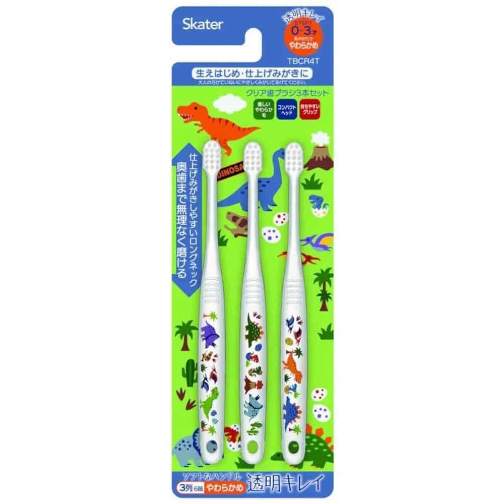 sugi-skater-toothbrush-for-infants-0-3-years-old-dinosaurs