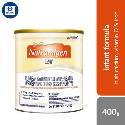 MeadJohson Nutramigen LGG Infant Formula 400g High Calcium, Vitamin