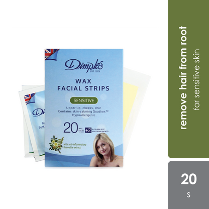 dimples-wax-facial-strips-sensitive-skin-20s-facial-hair-removal