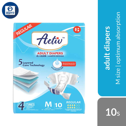 respack-activ-adult-diapers-regular-size-m-10s-l-8s-xl-8s product image 1
