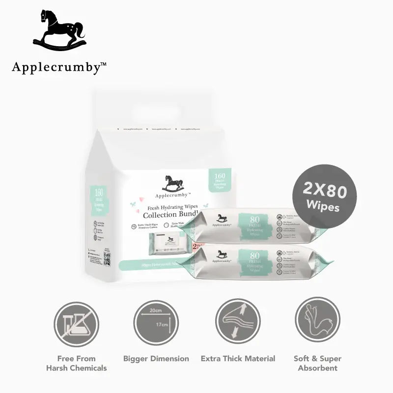 applecrumby-fresh-hydrating-cucumber-extract-baby-wipes-2x80s