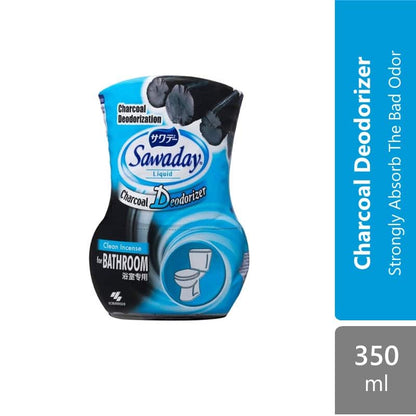 sawaday-charcoal-deodorizer-350ml-refresh-citrus-smoke-clean-incense-bath-floral-jasmine-food-incense