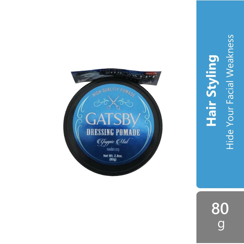 gatsby-dressing-pomade-80g-classical-tight-upper-hold-yuppie-mat product image 1