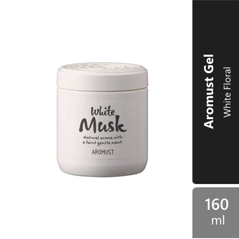 sugi-harukado-aromust-gel-160ml-white-citrus-white-floral-white-musk product image 1