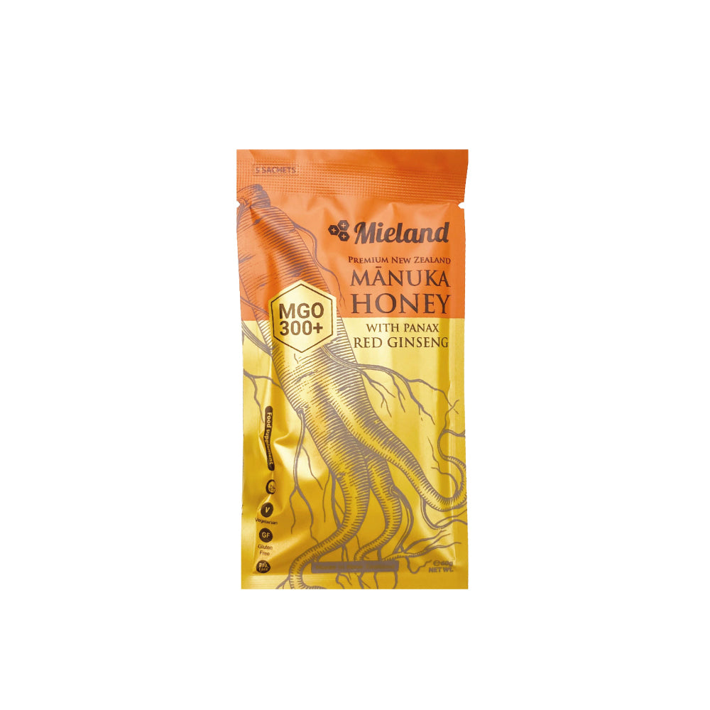 Mieland Mgo 300+ Manuka Honey With Panax Red Ginseng 12g 5s | 100%