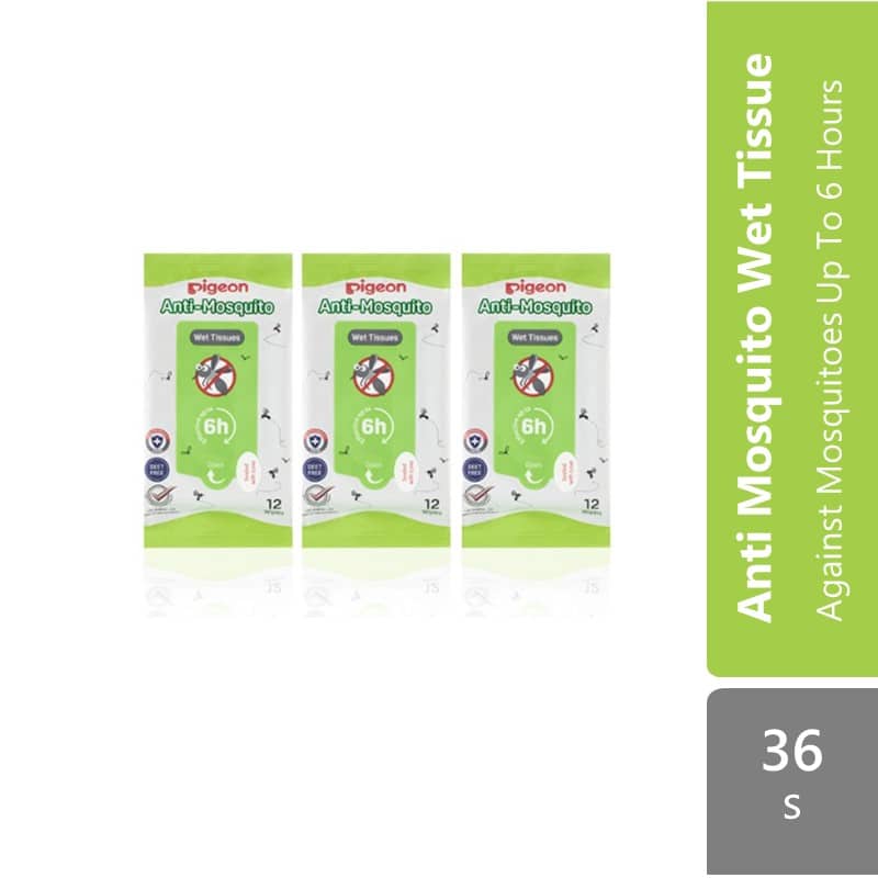 pigeon-80003-anti-mosquito-wet-tissue-12s-x-3