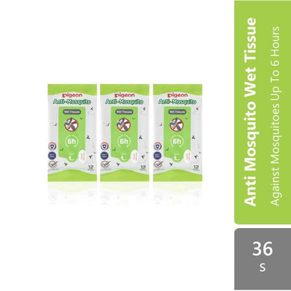 pigeon-80003-anti-mosquito-wet-tissue-12s-x-3