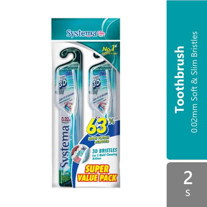 systema-tootbrush-3d-clean-2s-0-02mm-soft-slim-bristles